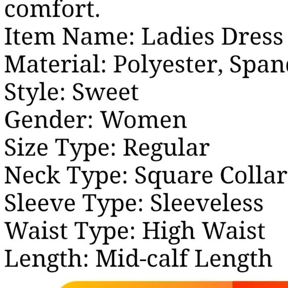 Summer dress, Red ,so pretty 😍 ✨️ 💕 - Picture 4 of 11